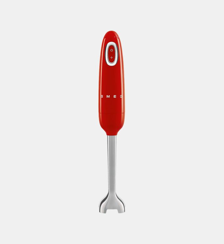 Smeg 50 S Style Hand Blender, Red, Packshot View
