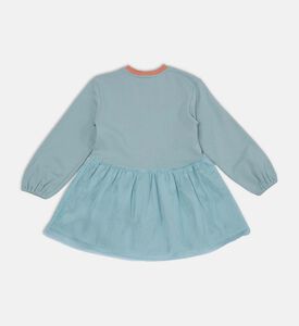 Birds-embroidery Flared Dress