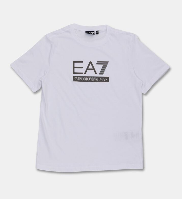 EA7 Visible Logo T-shirt, White, 12y, Packshot View