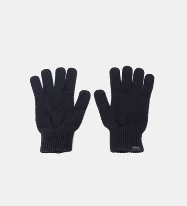 Cashmere Wool Ribbed Gloves