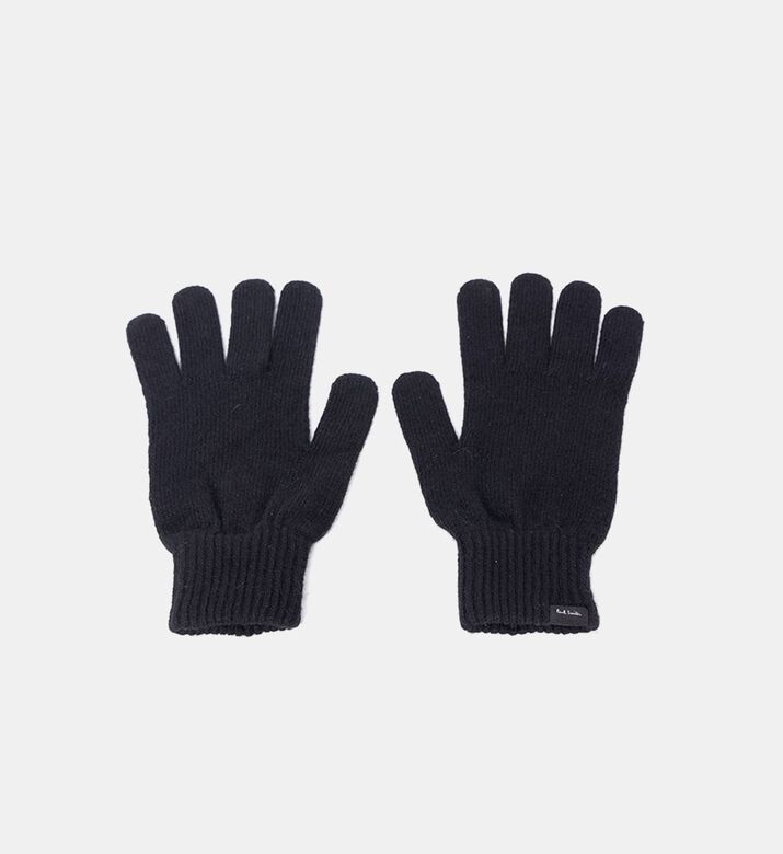 Paul Smith, Cashmere Wool Ribbed Gloves Men Galeries Lafayette