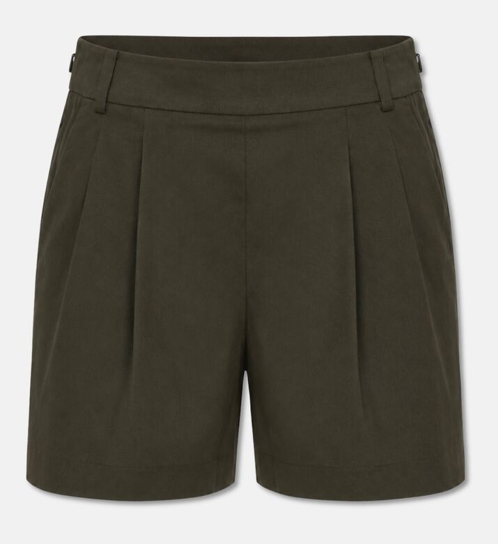 Luisa Spagnoli Tailored Pleat Bermuda Shorts, Packshot View