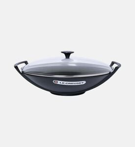 Cast Iron Glass Lid Wok Cast Iron Glass Lid Wok