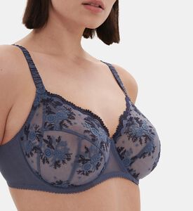 Floral-embroidery Full Cup Bra Floral-embroidery Full Cup Bra