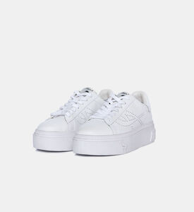 Santana Leather Perforated-logo Sneakers Santana Leather Perforated-logo Sneakers