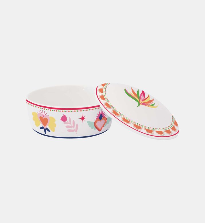 Porcelain Round-shape Jewelry Box