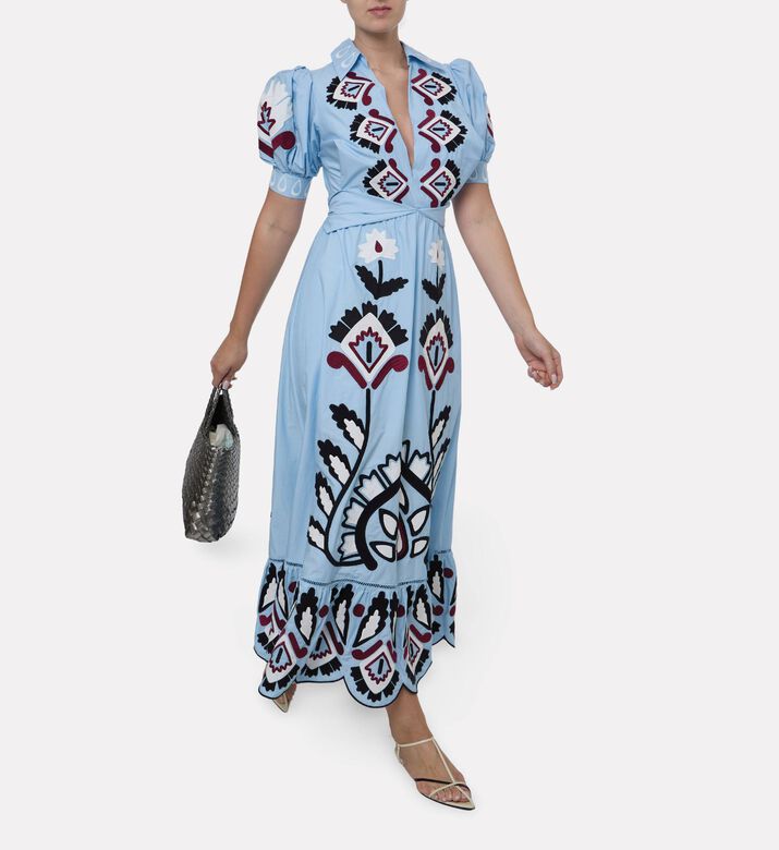 Farm Rio Artisanal Maxi Dress, Model View