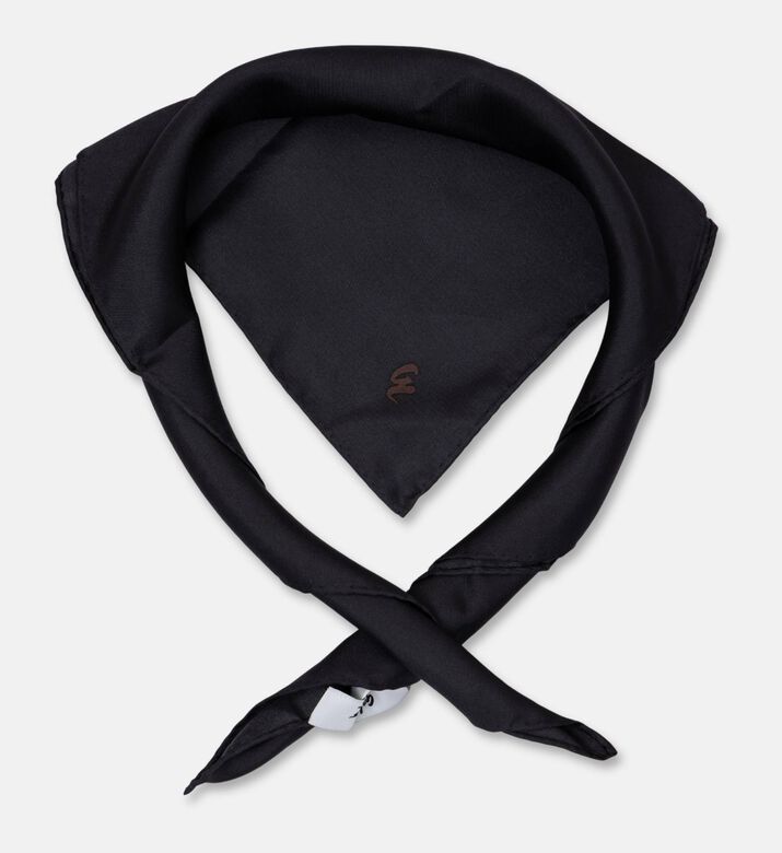 Galeries Lafayette Scarf Vuni, Black, Packshot View