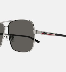 نظارة شمسية مربعة بإطار سميك غير رسمي 55