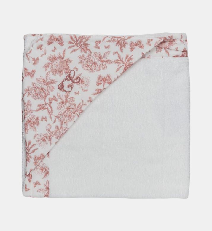 Toile De Jouy Cotton Bath Cape