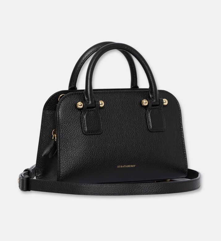 Strathberry Bag Georgia Mini, Black, Packshot View