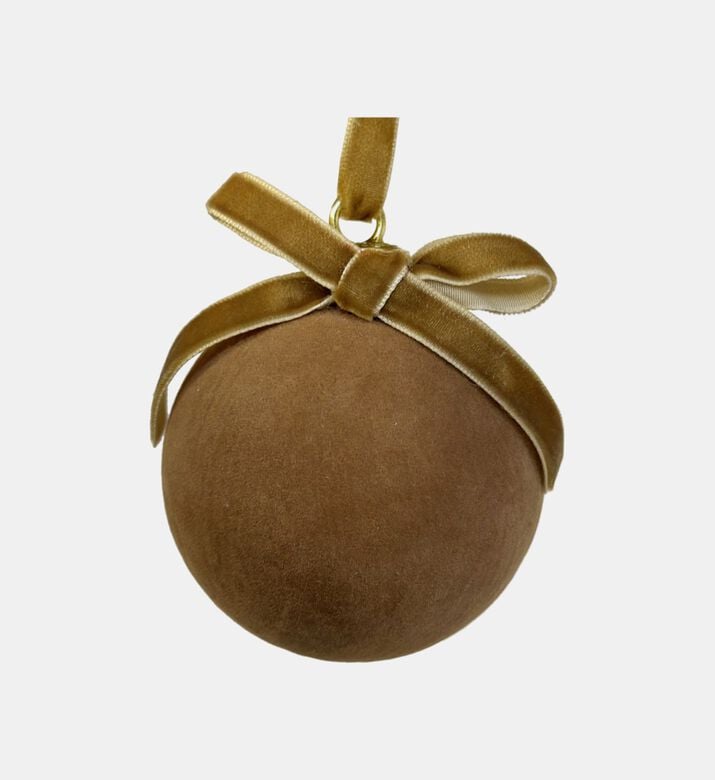 Velvet Ball Christmas Ornament