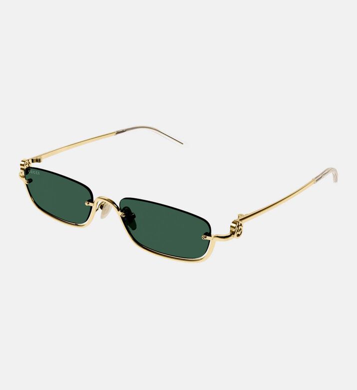 Metal Rectangular Frame Sunglasses 55