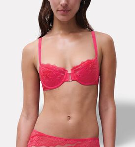 Chantelle Floral Lace Balcony Bra, Model View