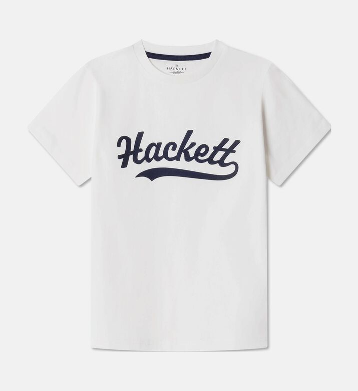 Hackett London Ts Logo, Off-white, 2y, Packshot View