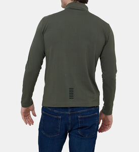 Logo Print Long-sleeve Polo Shirt