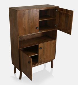 Home Deco and More Brunswick 4-door Wooden Cabinet, Packshot View