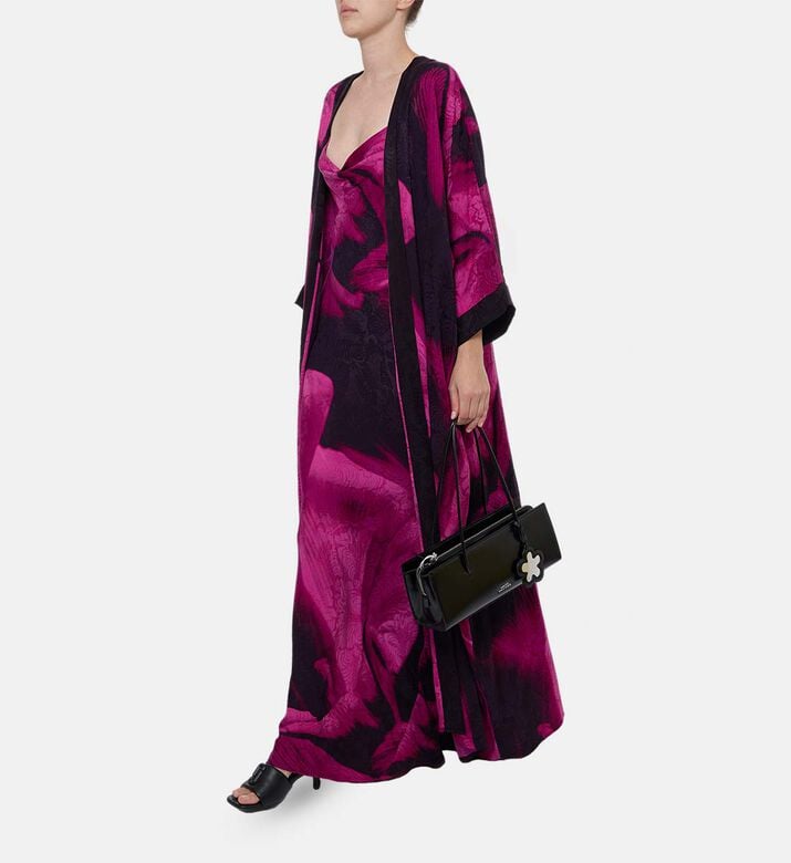 Niluu Flower-print Sleeveless Maxi Dress, Model View