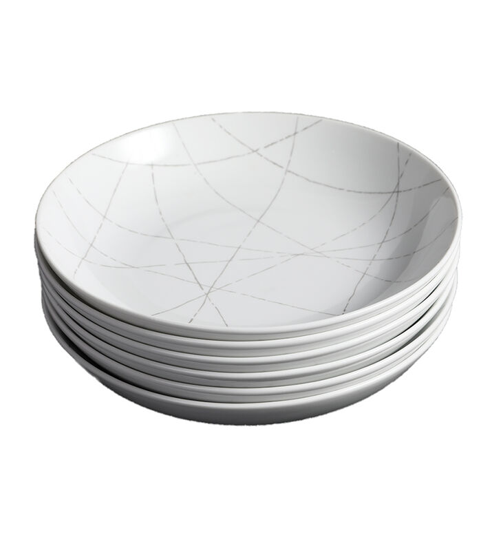 Grafik Porcelain Soup Plate 6-piece Set - 20 Cm Grafik Porcelain Soup Plate 6-piece Set - 20 Cm