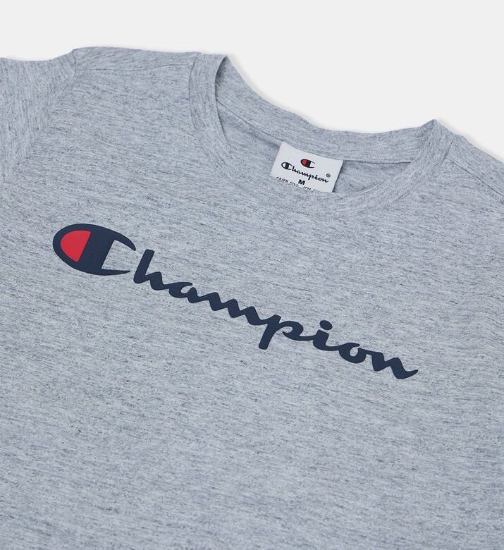 تيشيرت قطن جيرسيه بطبعة شعار