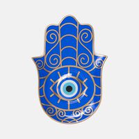 Eye Cup Hamsa Tray 2-piece Set