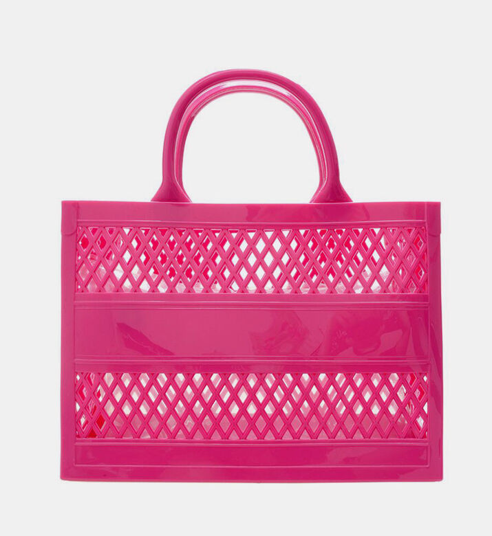 Plastic Jelly Beach Tote Bag