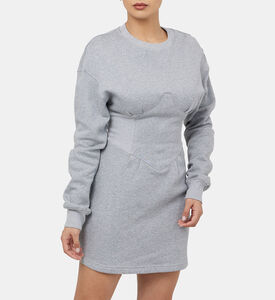 فستان سويت شيرت بنمط كورسيه