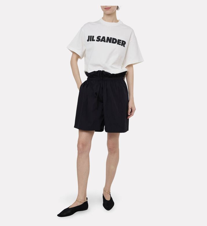 Jil Sander Oversized Printed Logo T-shirt, Model View