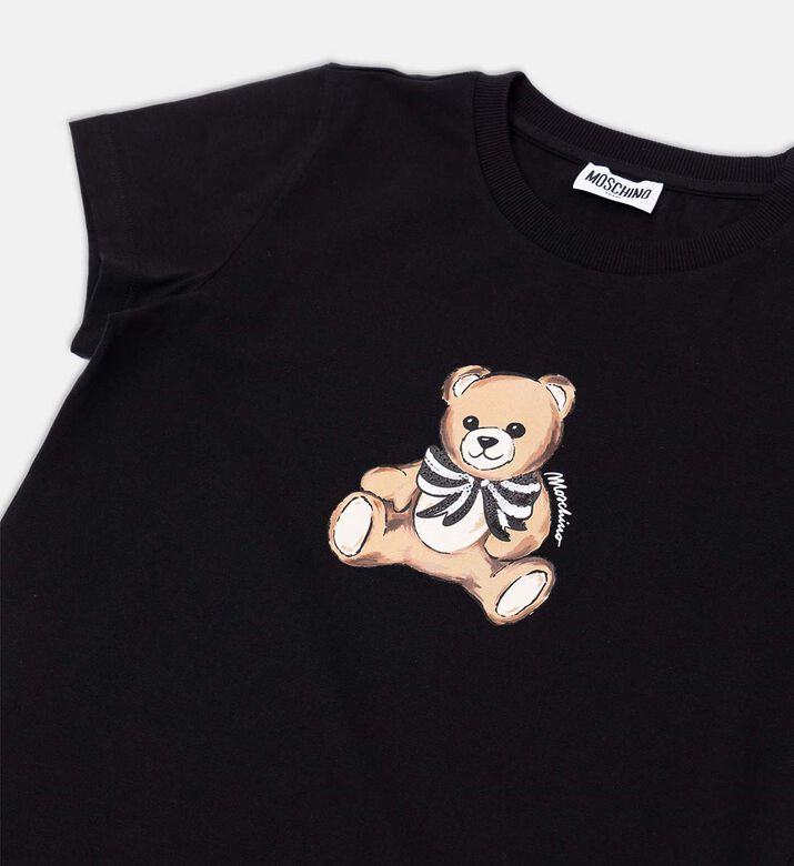 Teddy Bear-print Crewneck T-shirt