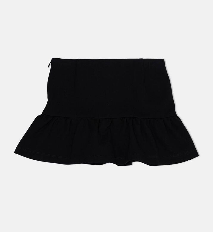 Teddy Bear-print Elasticated Waistband Ruffled Skirt Teddy Bear-print Elasticated Waistband Ruffled Skirt