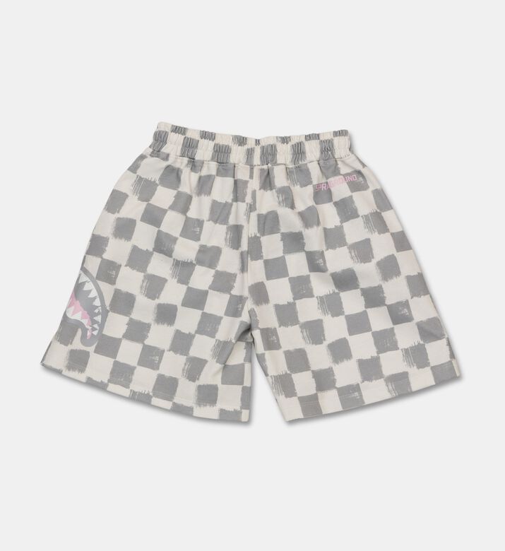 Sprayground Checkered Drawstring Shorts, Packshot View