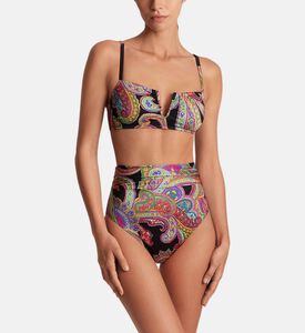 قطعة بيكيني سفلية بطبعة بيزلي