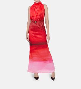 High Neck Maxi Dress