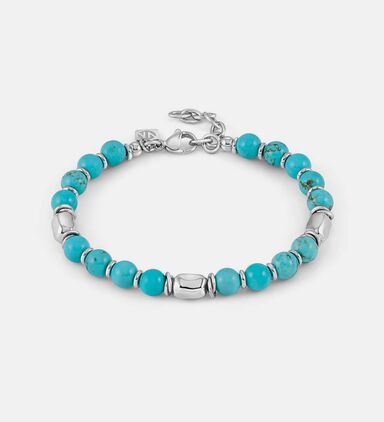 Colored Stone Beads Bracelet