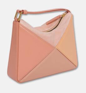 Mlouye Flex Calf Leather Mini Hobo Bag, Peach, Packshot View
