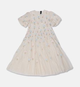 Needle And Thread Dress Dandelion, Beige, 10y, Packshot View