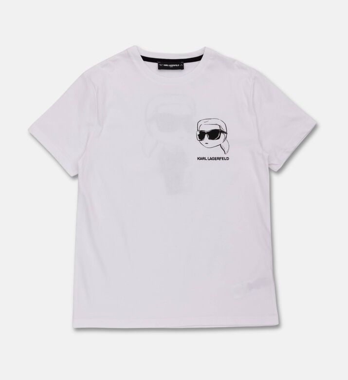 Karl Lagerfeld Boxy-fit Logo Patch T-shirt, Packshot View
