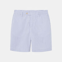 Cotton Striped Bermuda Shorts