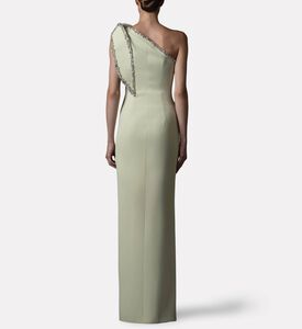 Jean Louis Sabaji Dress Assymetric, Model View