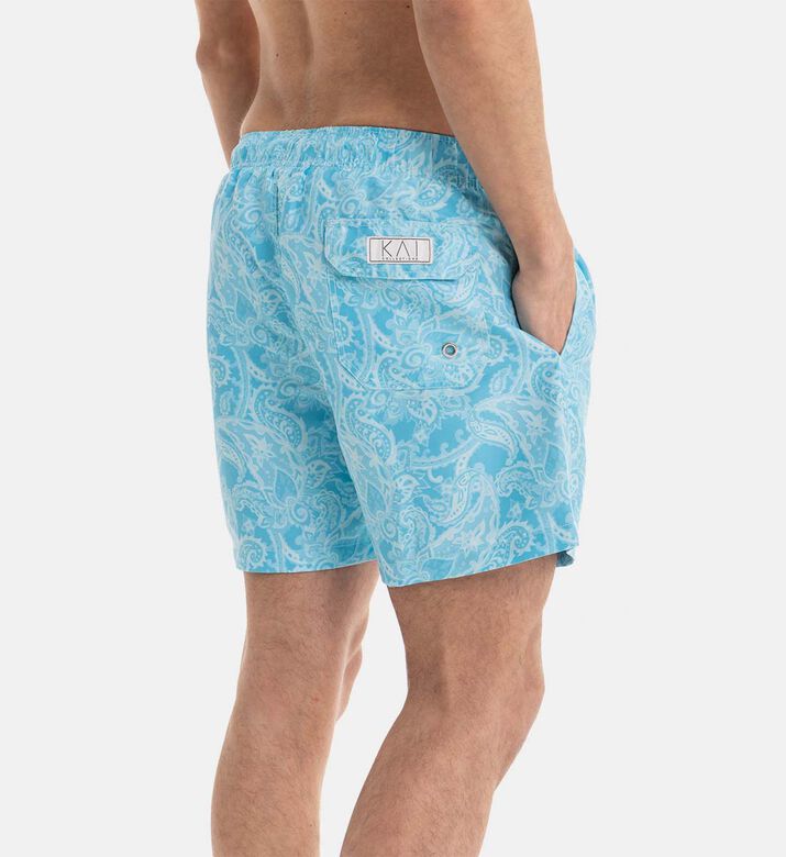 Sky Paisley Swim Shorts Sky Paisley Swim Shorts