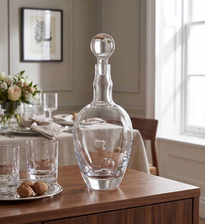 Mario Cionni Crystal Stopper Decanter, Model View