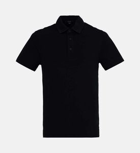 Structured Collar Short-sleeve Polo Shirt