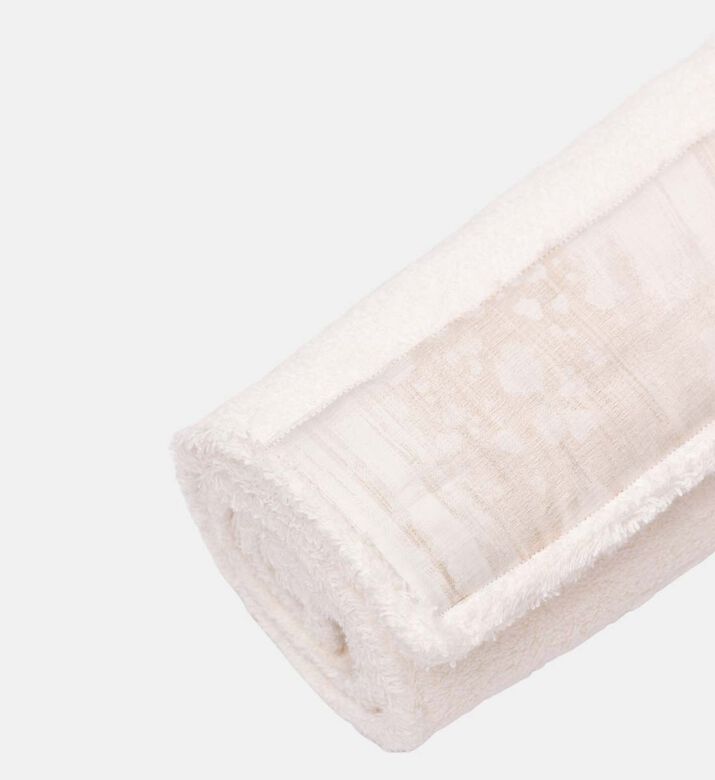 سجادة حمام ناعمة الملمس بلون عاجي سجادة حمام ناعمة الملمس بلون عاجي