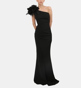 Floral-detailed Long Dress Floral-detailed Long Dress