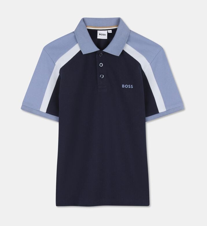 Boss Color-block Shoulder Polo, Packshot View