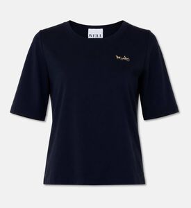 Weill Minimal Logo Short-sleeve T-shirt, Dark-blue, Xl, Packshot View