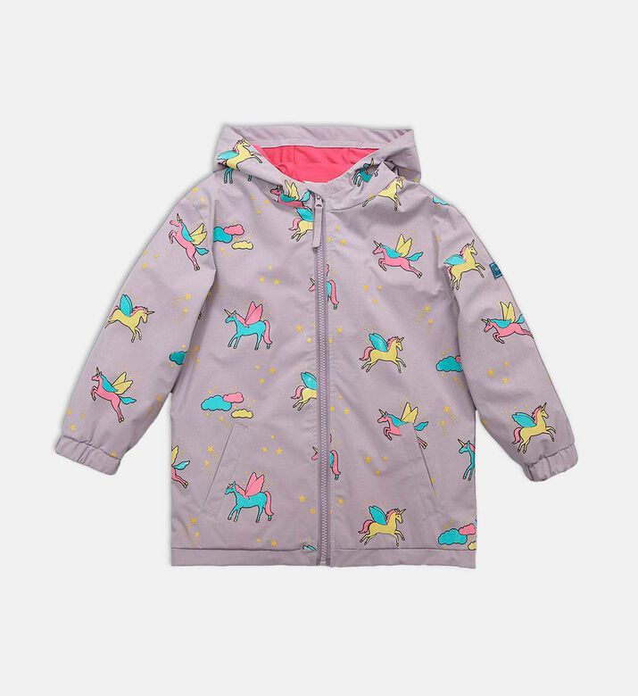 Holly and Beau Unicorn Changing Raincoat, Packshot View