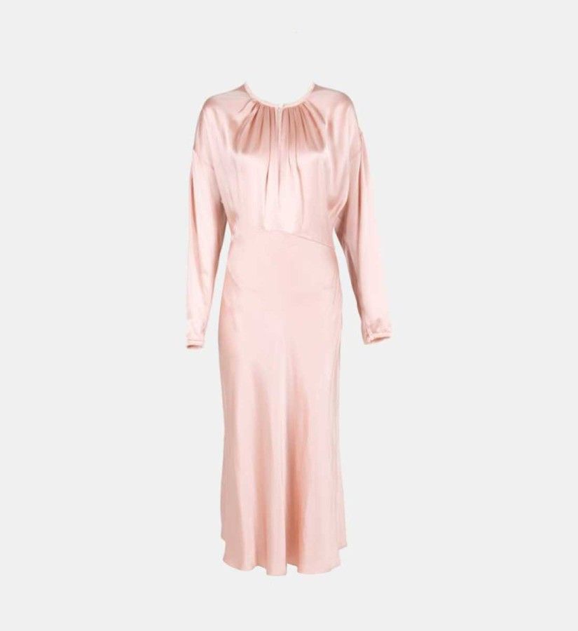 Satin clearance silk dress