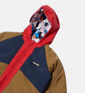 Bobo Choses Logo-patch Color-block Hooded Jacket, Packshot View