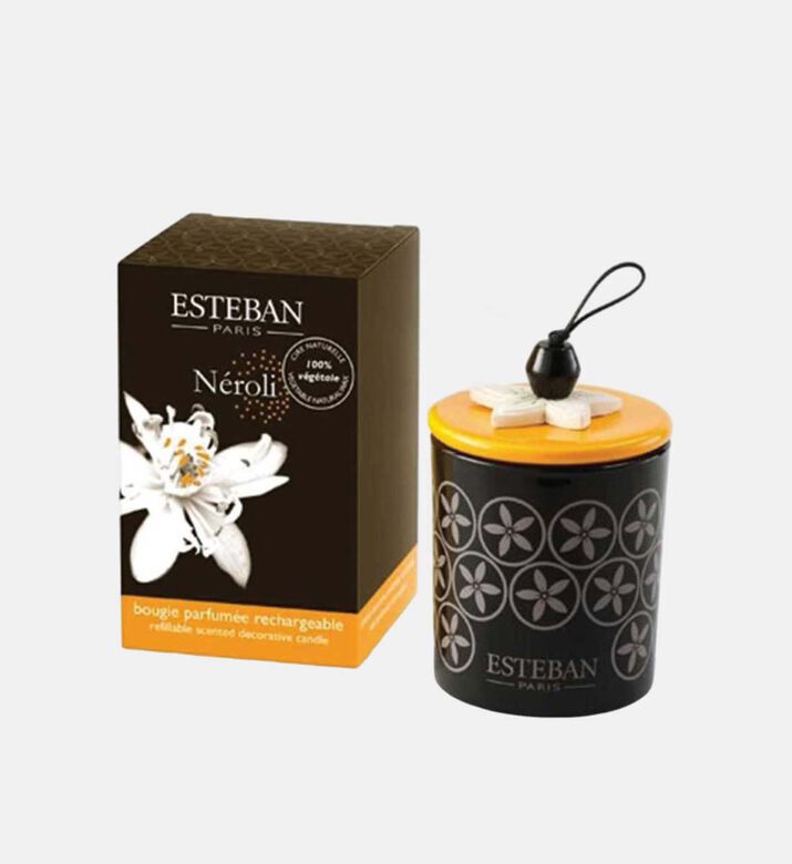 Esteban Paris Neroli Refillable Initial Candle, Packshot View